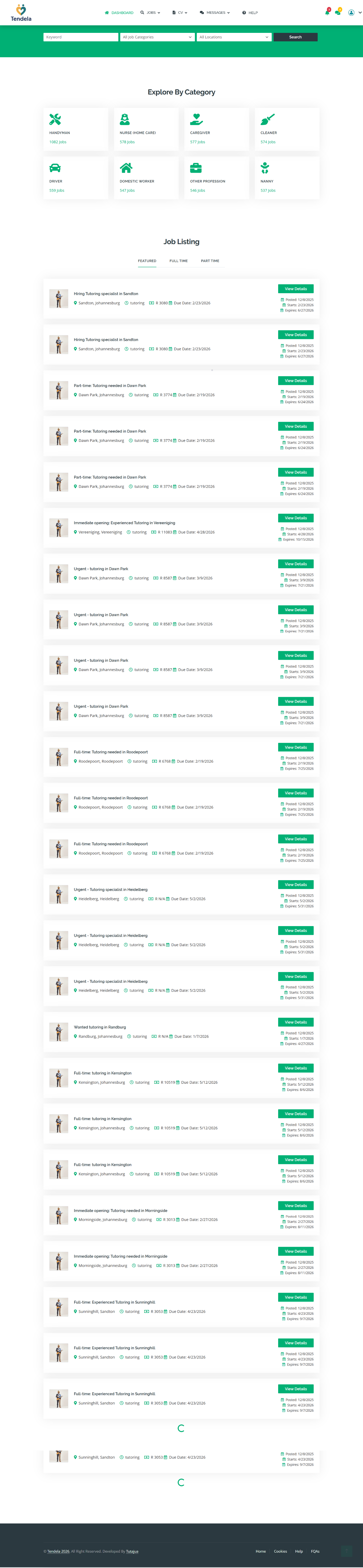 How Tendela Matches You to Jobs
